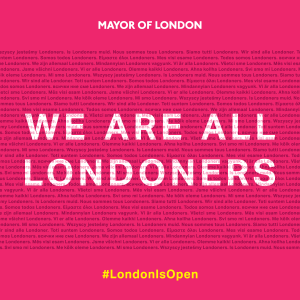 we are all londoners